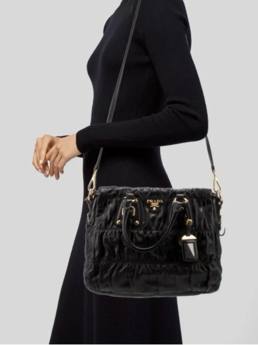 PRADA NYLON SHOULDER/CROSSBODY BAG